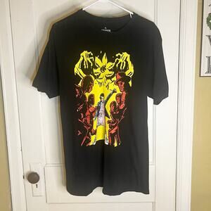 Stranger Things Graphic Tee Black Shirt Loot Crate Exclusive Adult XL